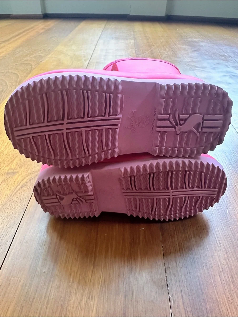 Joules Kids’ Unicorn 3D Horn Wellies/Rain Boots, Size 8 Little Kid, Pink
